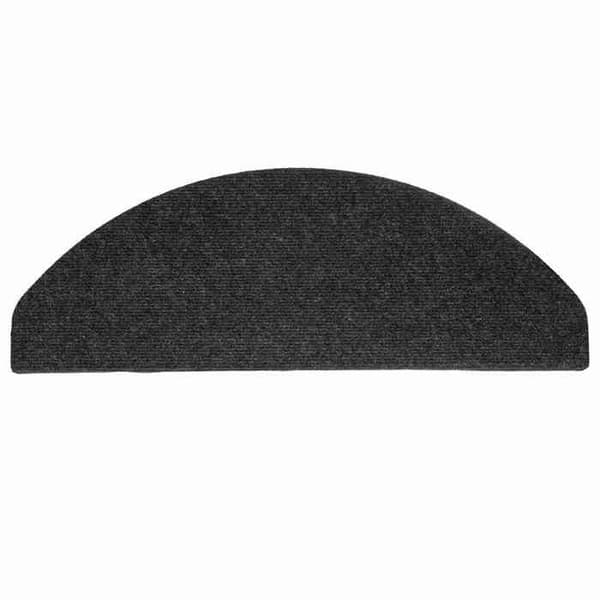 Maison Exclusive - Selvklebende trappetæpper 20 stk sort 65x22,5x3,5 cm