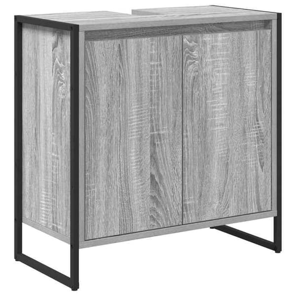 Maison Exclusive - Badeværelsesskab Grå Sonoma 60 x 30 x 60 cm