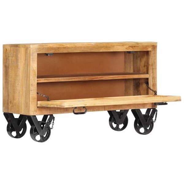 Maison Exclusive - Skoskab 86x35x55 cm Solid mango træ