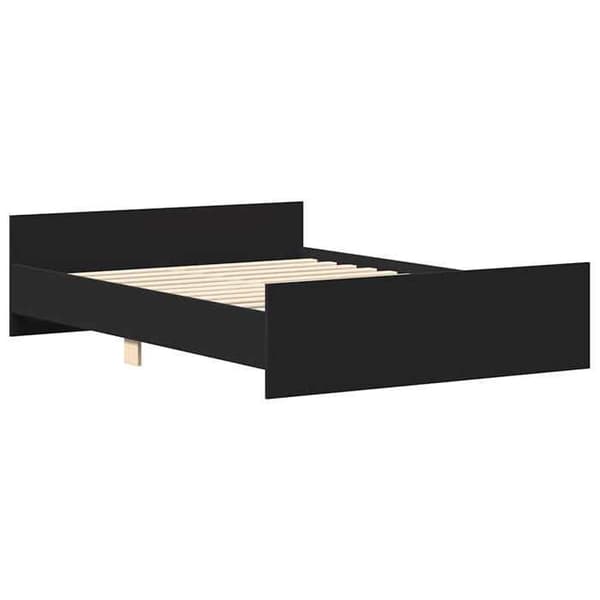 Maison Exclusive - Sengestel uden madras sort 150x200 cm Svart