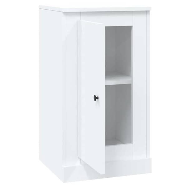 Maison Exclusive - Buffé vit 37,5x35,5x67,5 cm ingenjörsträ