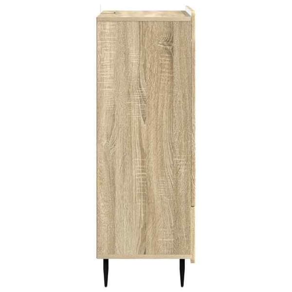 Maison Exclusive - Buffé Ek Sonoma 66 x 34,5 x 97 cm Ingenjörsträ