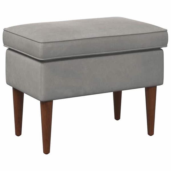 Maison Exclusive - Puff Grå 55 x 35 x 41 cm Sammet