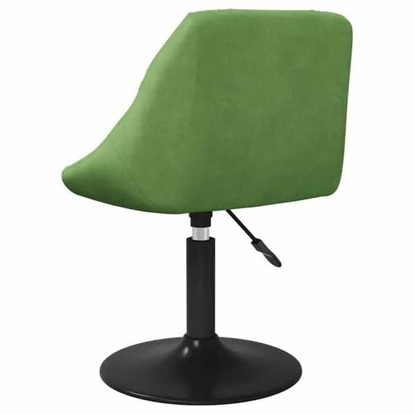 Maison Exclusive - Snurrande matstolar set om 4 ljusgrön sammet