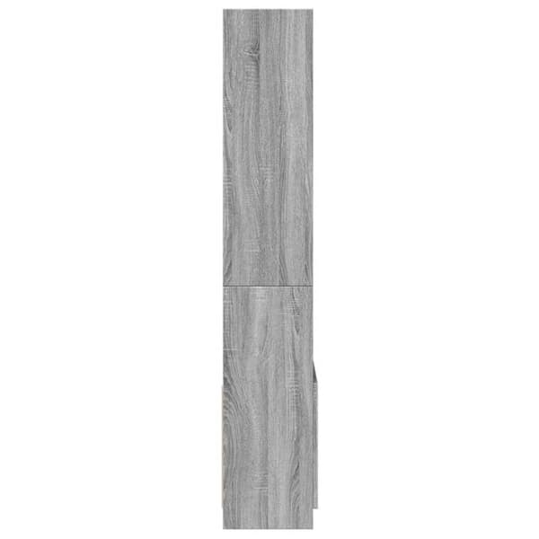 Maison Exclusive - Buffé hög 63x33x180 cm sonoma grå ingenjörsträ
