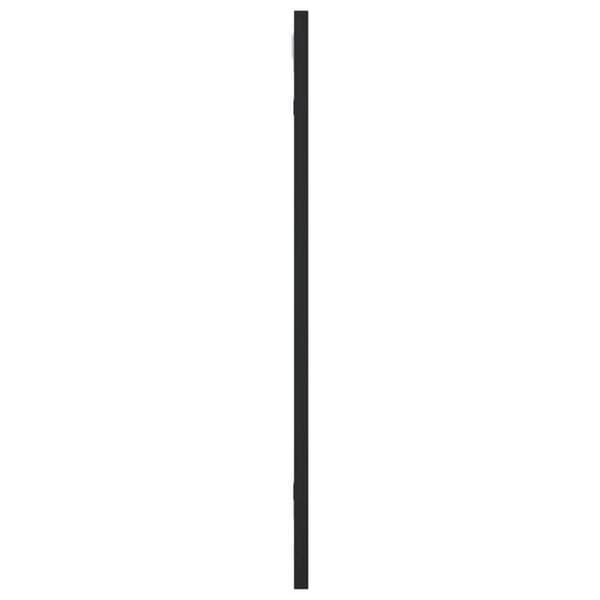 Maison Exclusive - Svart väggspegel 30x60 cm rektangulär järn