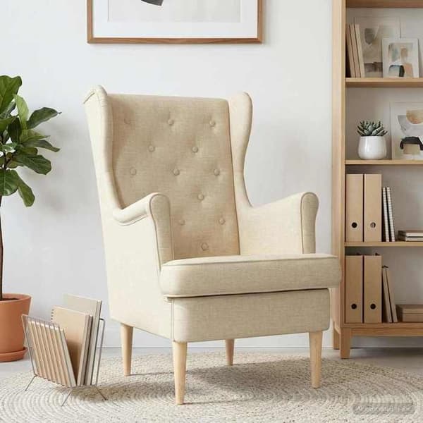 Maison Exclusive - Kermansävyinen tuoli kankaasta