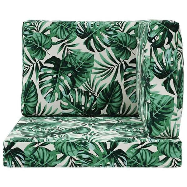 Maison Exclusive - Udendørs sofa pude Polyester Blad mønster
