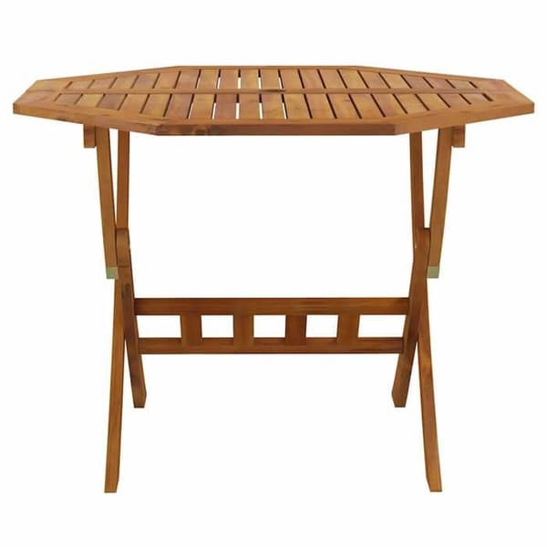 Maison Exclusive - Fällbord för trädgård 90x75 cm i solid akaciaträ