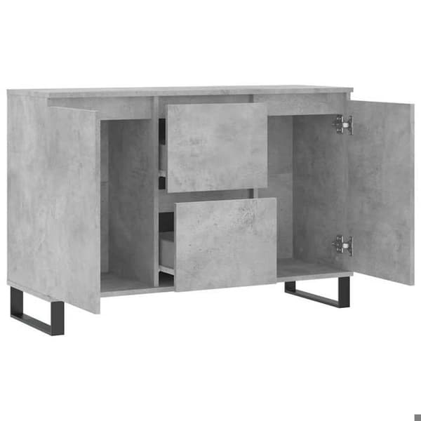 Maison Exclusive - Buffé grå betong 101,5x35x70 cm ingenjörsträ