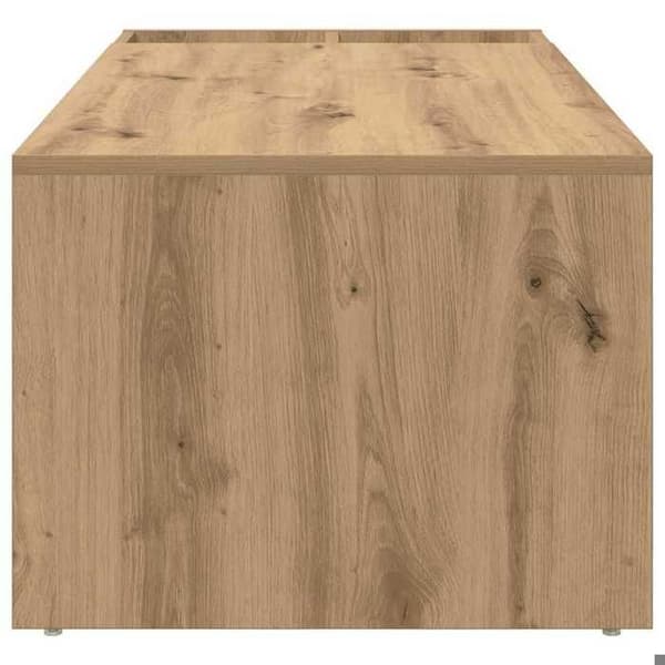 Maison Exclusive - Håndlavet egetræsbord 101,5 x 50 x 37 cm