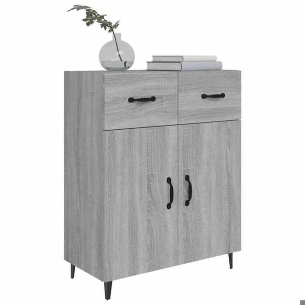 Maison Exclusive - Buffé Sonoma Grå 69,5x34x90 cm Ingenjörsträ