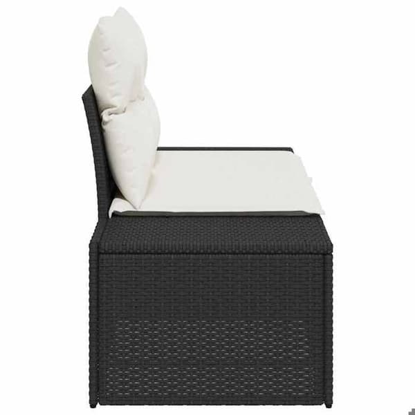 Maison Exclusive - Have sofa med sort pude 184 x 62 x 69 cm polyrotin