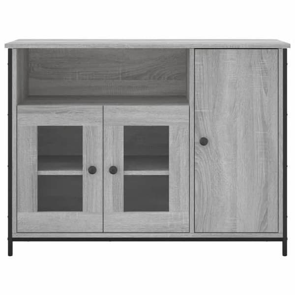 Maison Exclusive - Buffet sonoma grå 100x35x75 cm ingeniørtræ