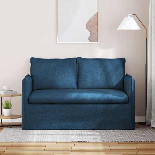 Maison Exclusive - Blå Soffa 136 x 82 x 85 cm tyg Blå