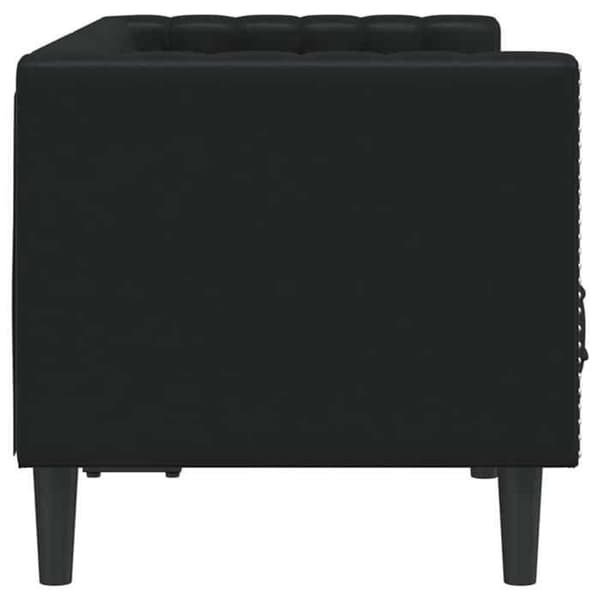 Maison Exclusive - Musta sohva 174 x 74,5 x 70,5 cm PVC