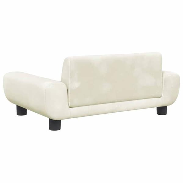 Maison Exclusive - Koiran sänky, kerma 70x45x33 cm sametti Grädde