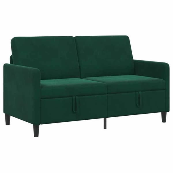 Maison Exclusive - Soffa med förvaring Mörkgrön 152 x 78 x 87 cm Polyester