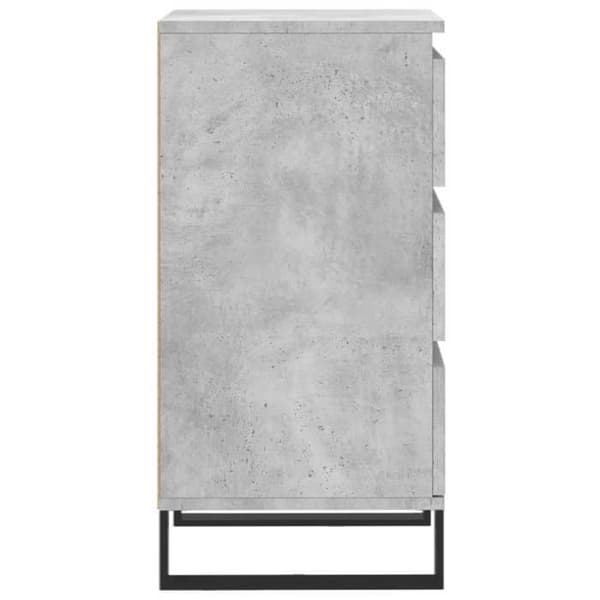 Maison Exclusive - Betonggrå buffé 40x35x70 cm ingenjörsträ
