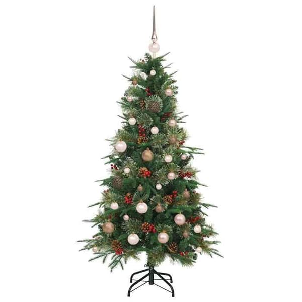 Maison Exclusive - Kunstig Juletræ med Ledningsgrene Grøn 150 cm Grön