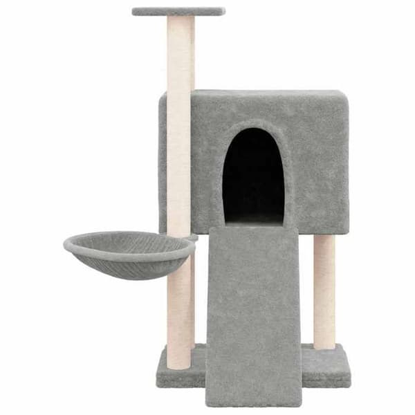 Maison Exclusive - Kattekradsetræ med sisal kløer Lys grå 96 cm Ljusgrått