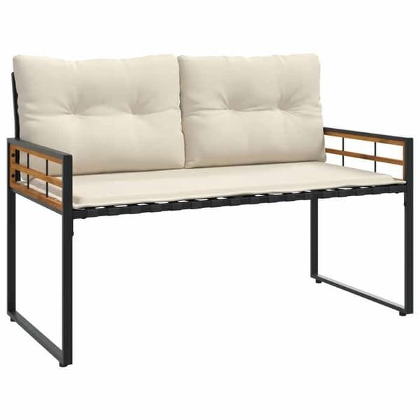 Maison Exclusive - Bäddsoffa i trä 114 x 55 x 77 cm Krämfärgad Rektangulär