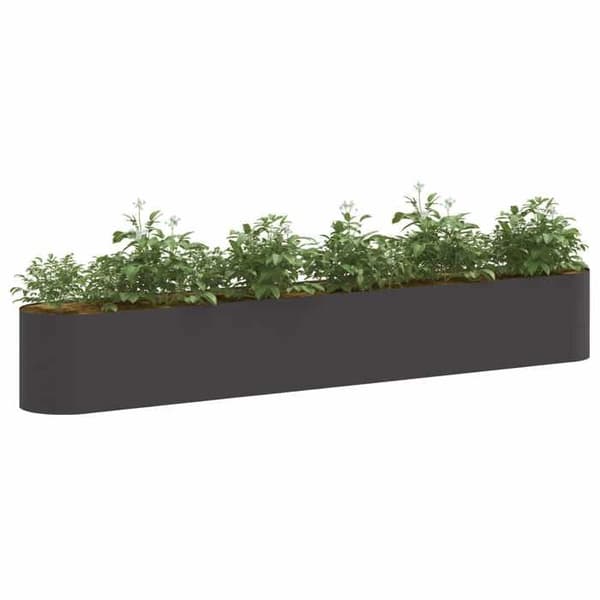 Maison Exclusive - Hævet havebed Sort 280 x 40 x 40 cm