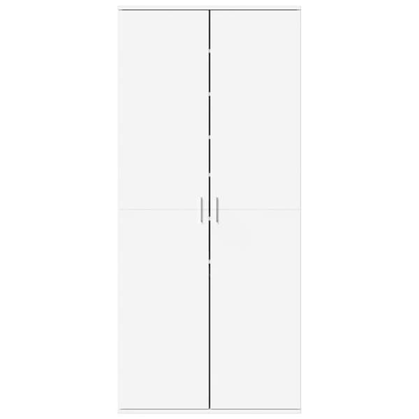 Maison Exclusive - Skoskåp Vit 80x39x178 cm Ingenjörsträ