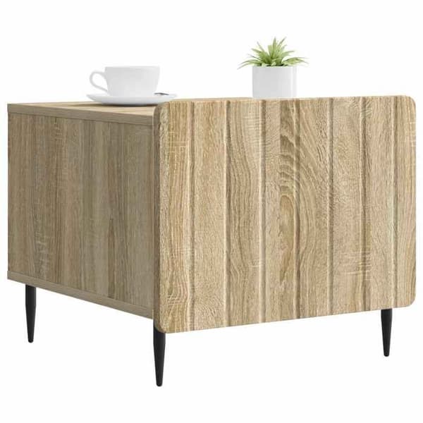 Maison Exclusive - Sofabord Egetræ Sonoma 49 x 50 x 42 cm Ingeniørtræ