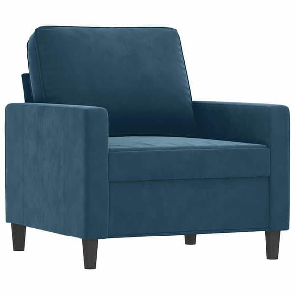 Maison Exclusive - Blå Fåtölj 60 cm Sammet
