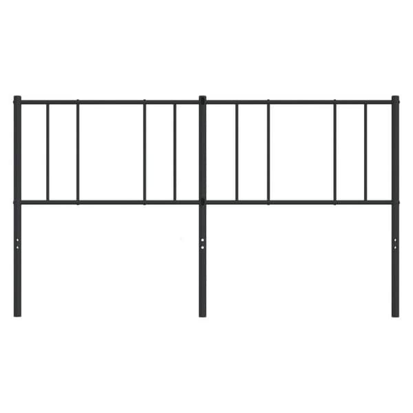 Maison Exclusive - Erstatnings hovedgærde i sort metal 200 cm