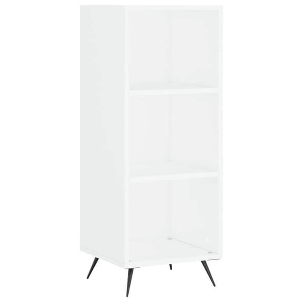 Maison Exclusive - Buffé hög Vit 34,5x34x180 cm Ingenjörsträ