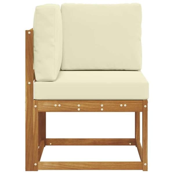 Maison Exclusive - U-formet udendørs sofa i massiv akacietræ