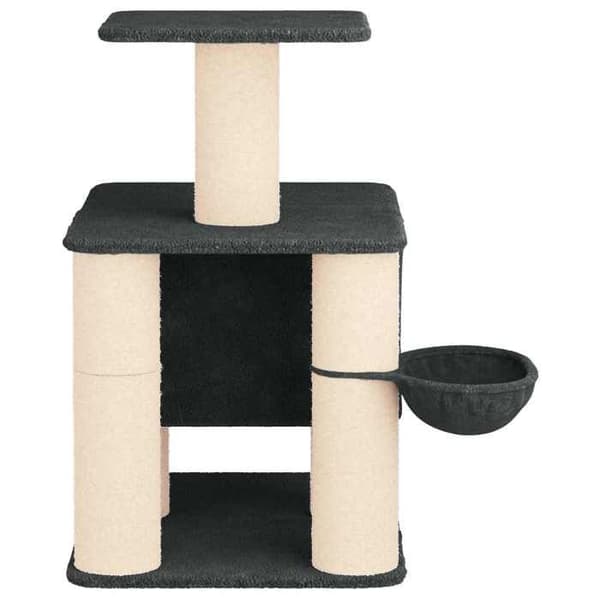 Maison Exclusive - Kattträd med sisal klöspinnar Mörkgrå 96 cm Mørkegrå