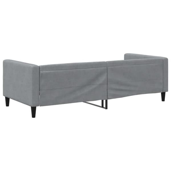Maison Exclusive - Sengebund uden madras lys grå 90x200 cm stof