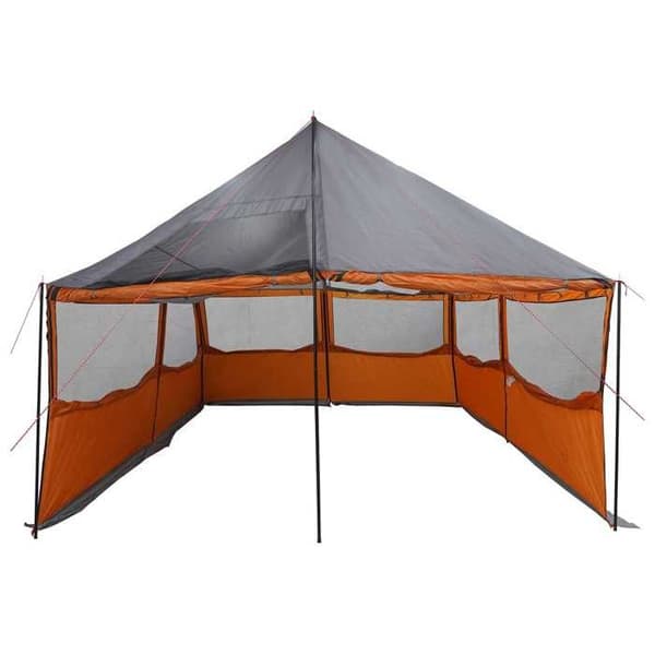 Maison Exclusive - Harmaa ja oranssi perheteltta 450 x 400 x 265 cm