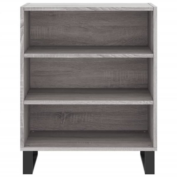 Lav skænk - - Sonoma Grey - Dør(e) - 57x35x70 cm - Konstrueret træ Grå