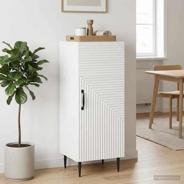 Maison Exclusive - Buffé Vit 33 x 34,5 x 89,5 cm Ingenjörsträ Vit