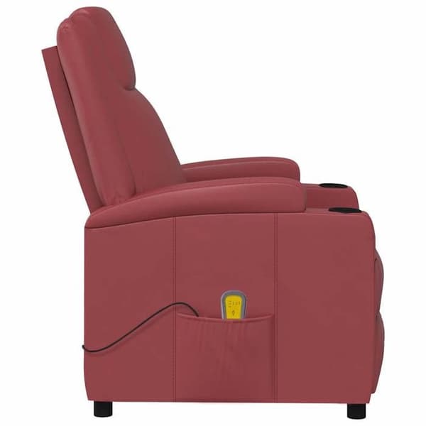 Maison Exclusive - Massage stol Rød bordeaux Similæder