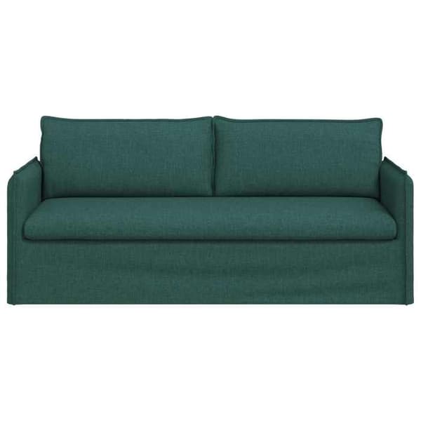 Maison Exclusive - Mörkgrön soffa 196 x 82 x 85 cm tyg Mörkgrön