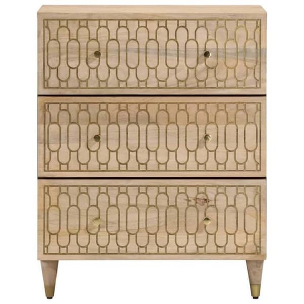 Maison Exclusive - Side skabe 2 stk 60x33x75 cm massiv mangotræ
