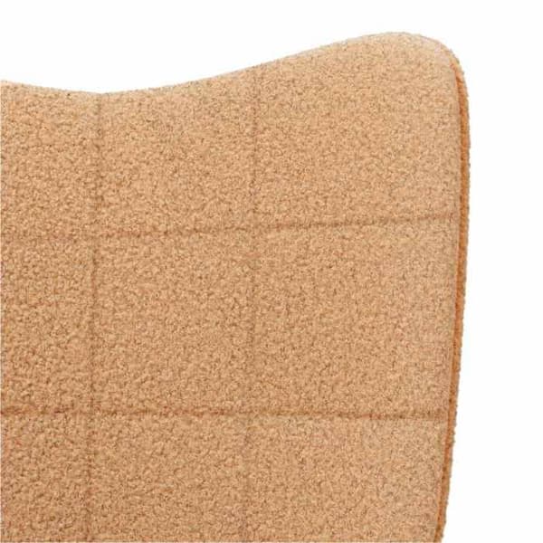 Maison Exclusive - Beige Sherpa-kangas keinutuoli