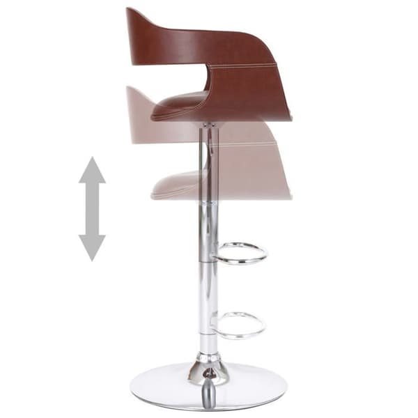 Maison Exclusive - Barstol Brun Konstläder brun