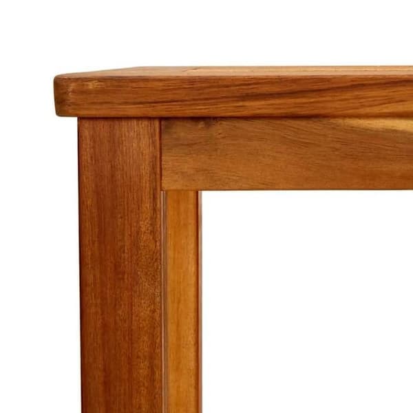 Maison Exclusive - Trädgårdskonsolbord 80x35x75 cm i solid akaciaträ