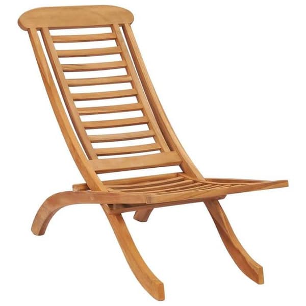 Maison Exclusive - Fällstol 50x90x69 cm i massivt teakträ