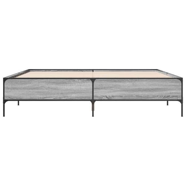 Maison Exclusive - Sengestel uden madras sonoma grå 180x200 cm
