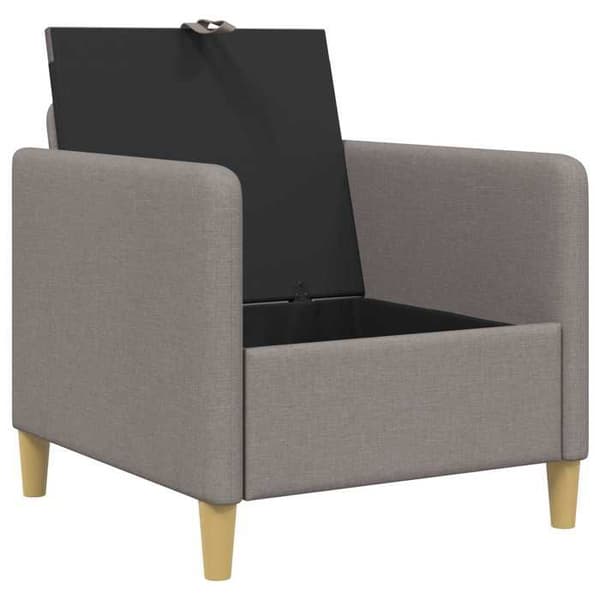Maison Exclusive - Sofa med opbevaring Taupe 72 x 78 x 87 cm Polyester