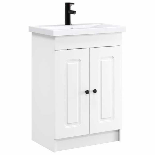 Maison Exclusive - Badmöbelset Vit 78,5 x 37,5 x 81 cm Vit
