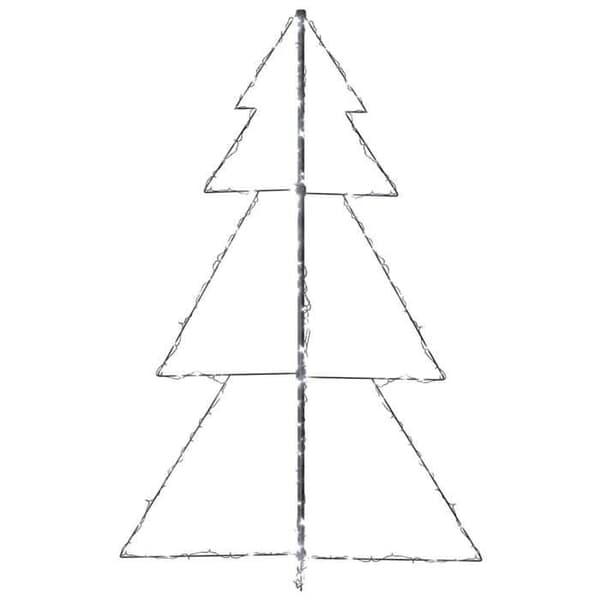 Juletræ - EKSKLUSIV HUS - Kegle 200 LED - 150 cm - Hvid - 8 lys effekter Ej specificerat