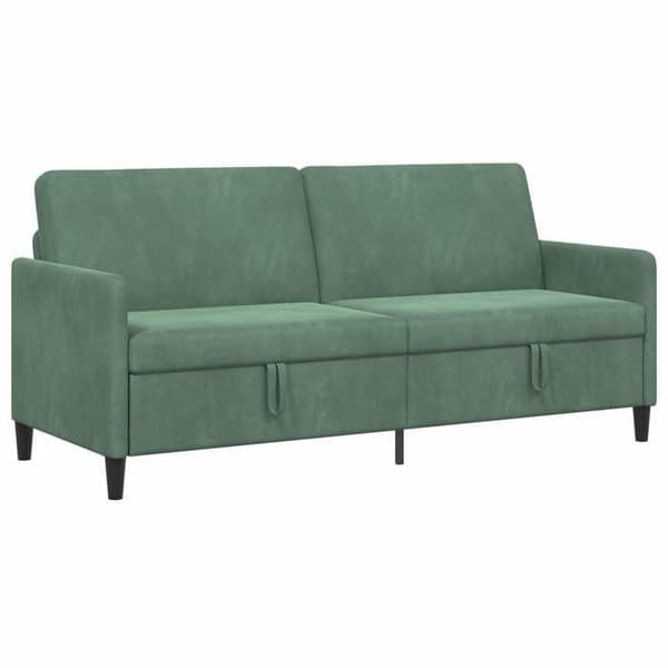 Maison Exclusive - Soffa med förvaring Grön Hav 192 x 78 x 87 cm Polyester